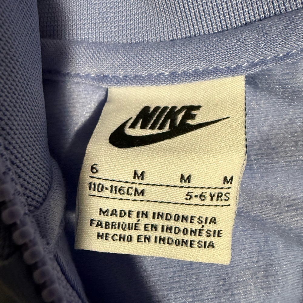 Nike Kids Light Blue Peplum Jacket NWOT - Picture 3 of 3